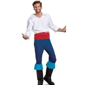 Disney Princess The Little Mermaid  Disguise Prince Eric Costume adult men  Med